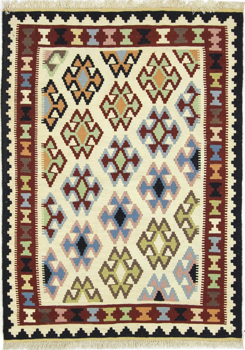 Persian Rug Kilim Fars 4'11"x3'5" 4'11"x3'5", Persian Rug Woven by hand