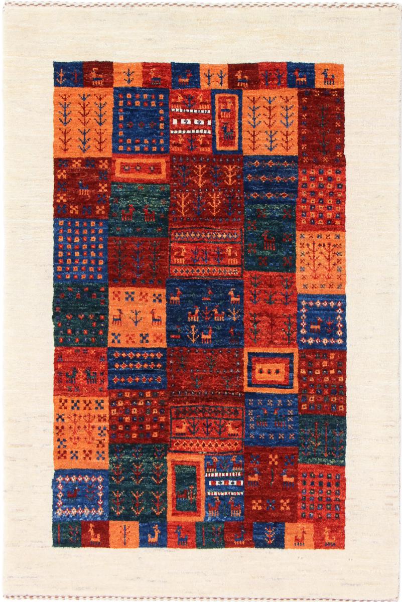 Perzisch tapijt Perzisch Gabbeh Loribaft Nowbaft 4'2"x2'8" 4'2"x2'8", Perzisch tapijt Handgeknoopte