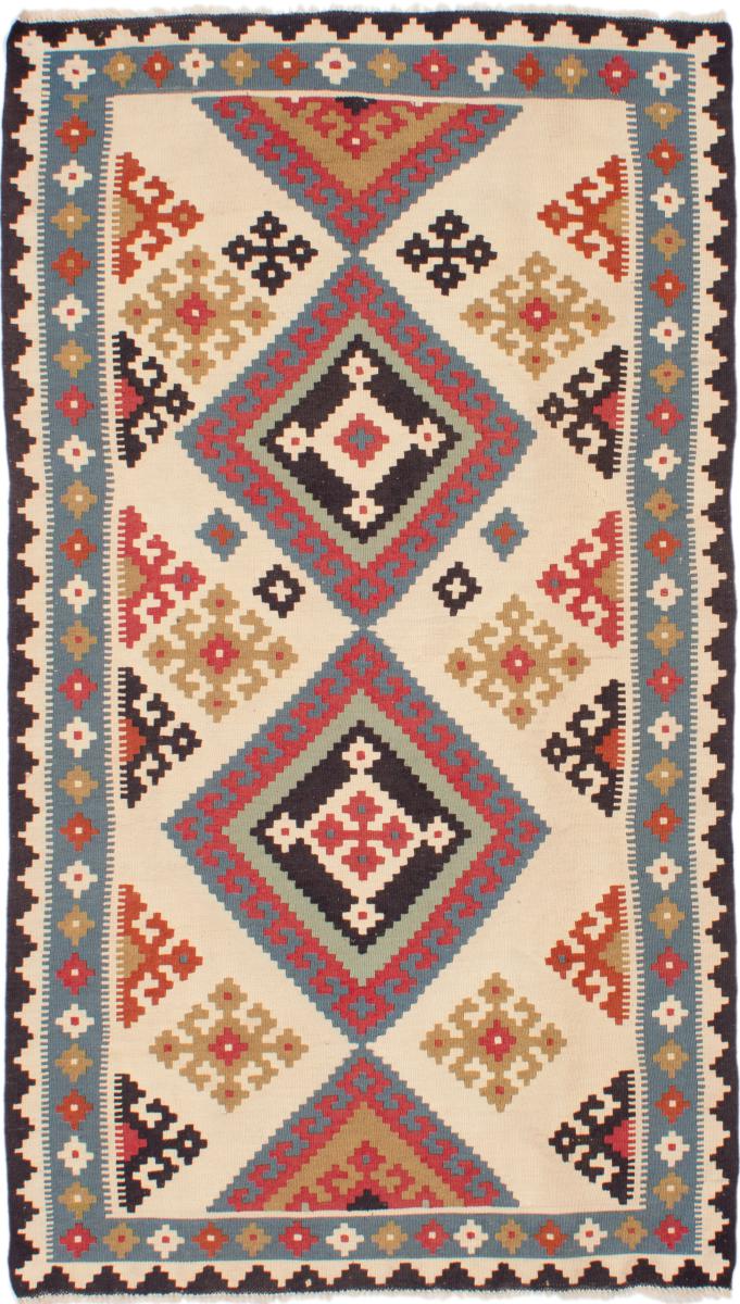 Persian Rug Kilim Fars 6'1"x3'5" 6'1"x3'5", Persian Rug Woven by hand