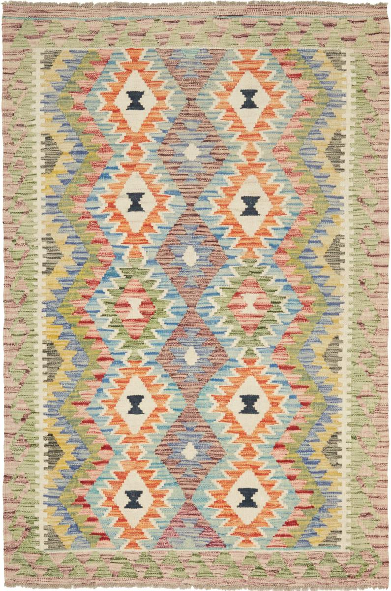 Alfombra afgana Kilim Afghan 152x102 152x102, Alfombra persa Tejido a mano