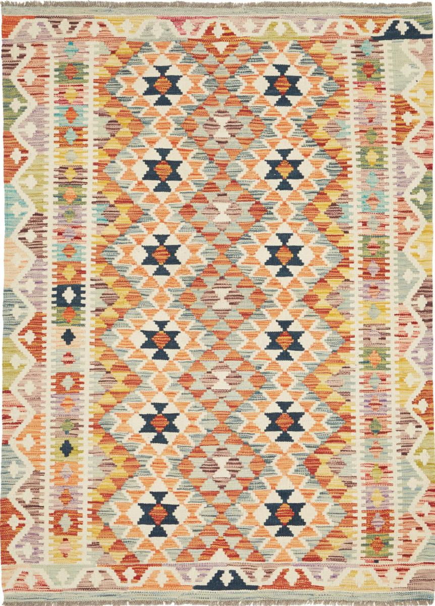 Afghanischer Teppich Kelim Afghan 170x124 170x124, Perserteppich Handgewebt
