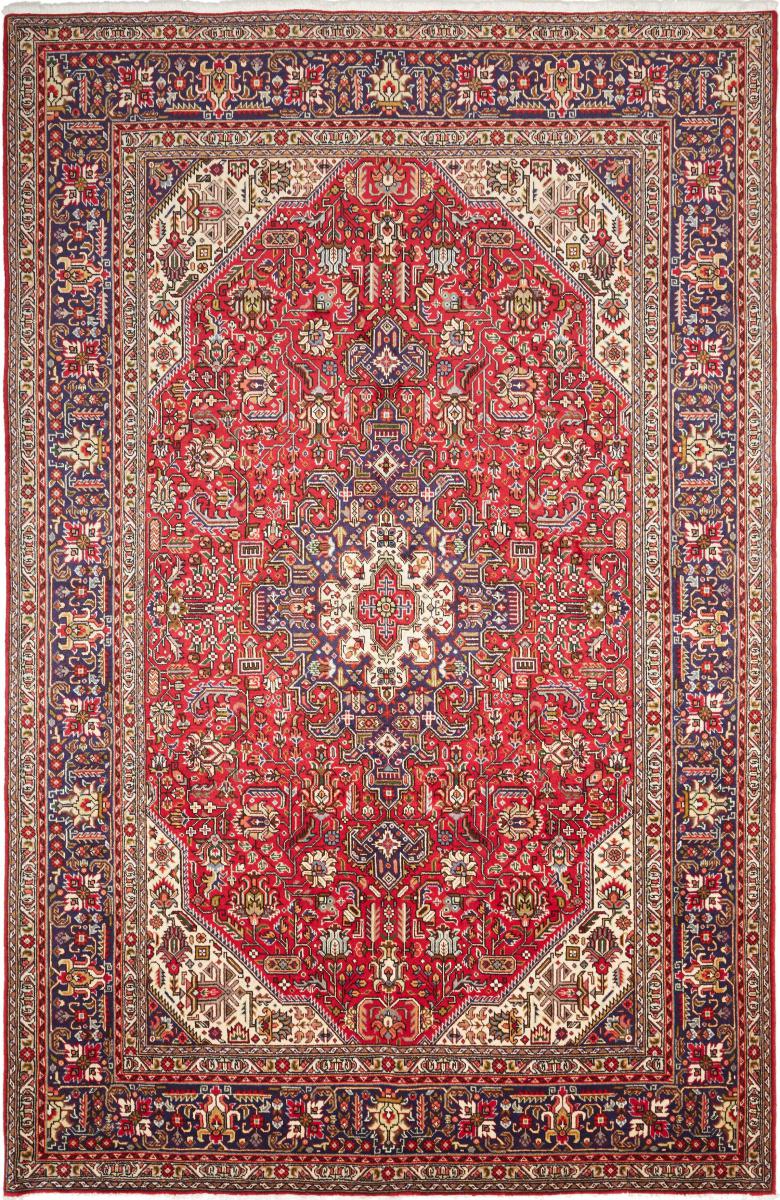 Persian Rug Tabriz 294x197 294x197, Persian Rug Knotted by hand