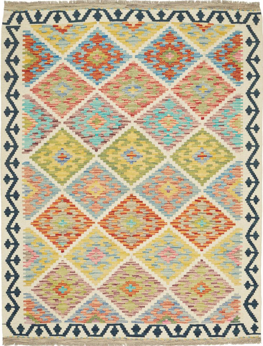 Afghan rug Kilim Afghan 5'6"x4'2" 5'6"x4'2", Persian Rug Woven by hand
