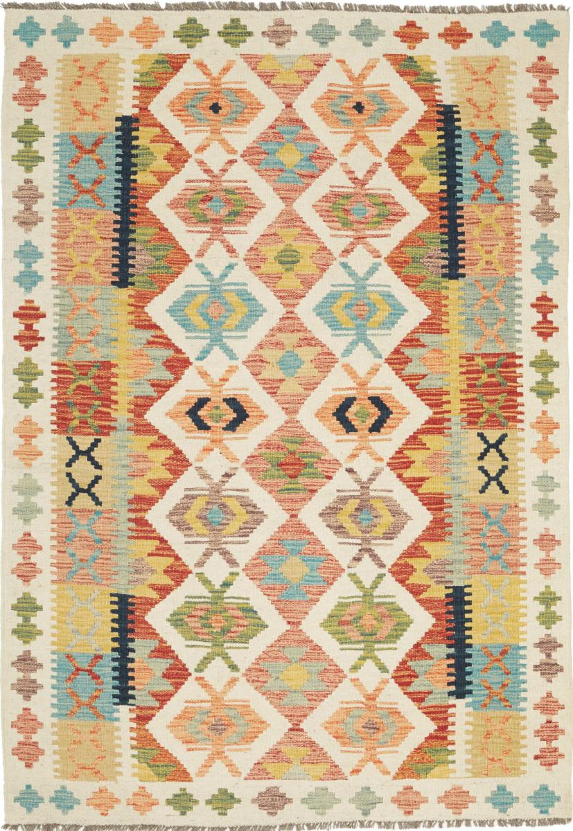 Afghan rug Kilim Afghan 5'9"x3'11" 5'9"x3'11", Persian Rug Woven by hand