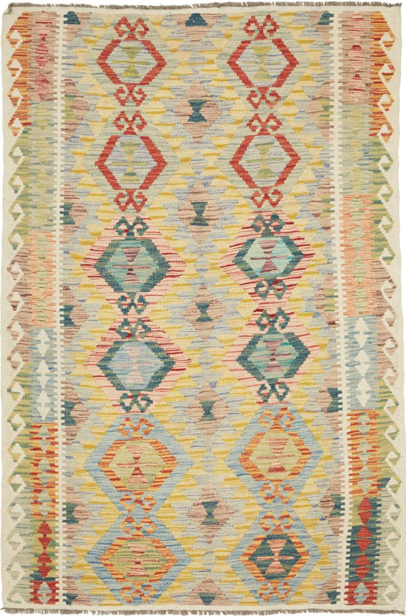 Afghan rug Kilim Afghan 5'11"x4'0" 5'11"x4'0", Persian Rug Woven by hand