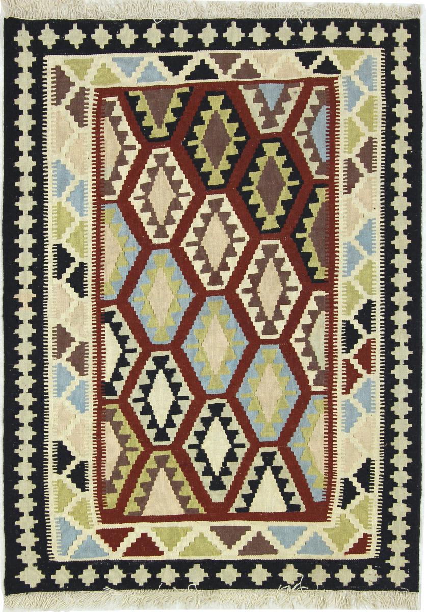 Alfombra persa Kilim Fars 4'9"x3'5" 4'9"x3'5", Alfombra persa Tejido a mano