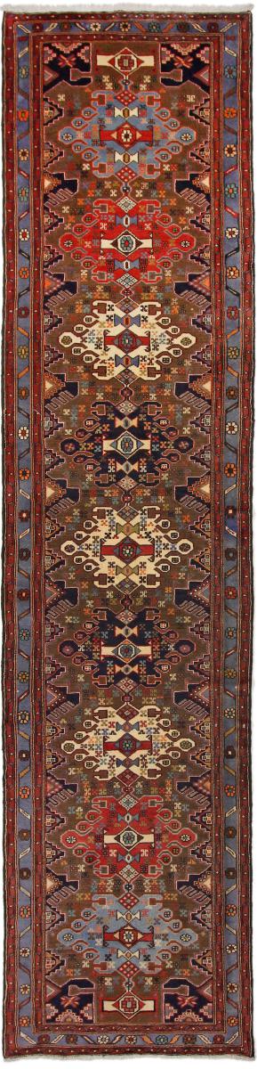 Perzisch tapijt Ghashghai Taleghan 387x91 387x91, Perzisch tapijt Handgeknoopte