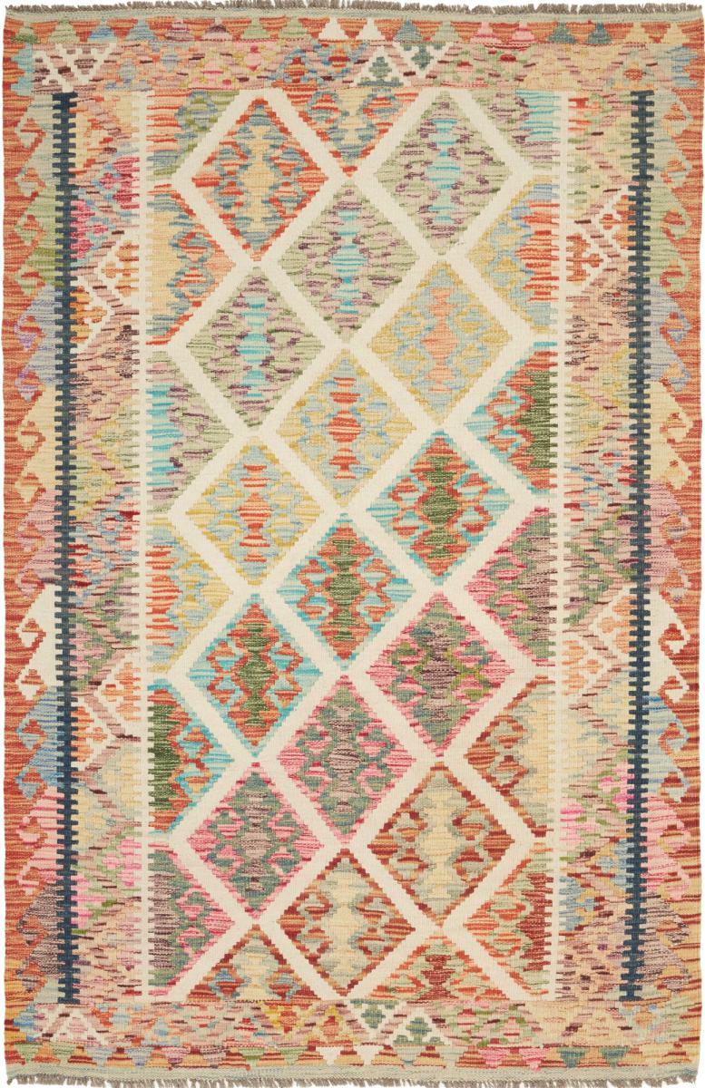 アフガンカーペット キリム アフガン 184x122 184x122,  ペルシャ絨毯 手織り