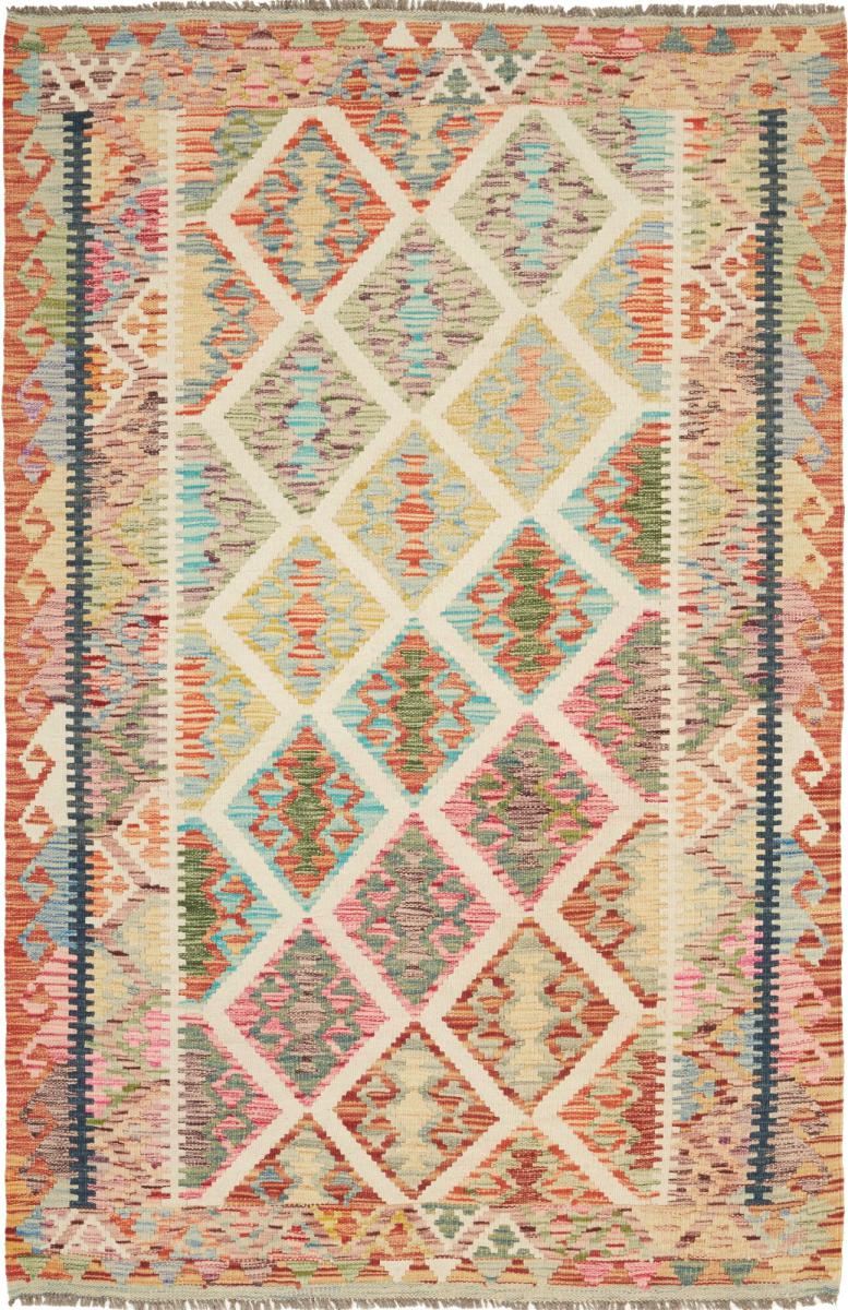 Afghansk tæppe Kelim Afghan 184x122 184x122, Persisk tæppe Håndvævet