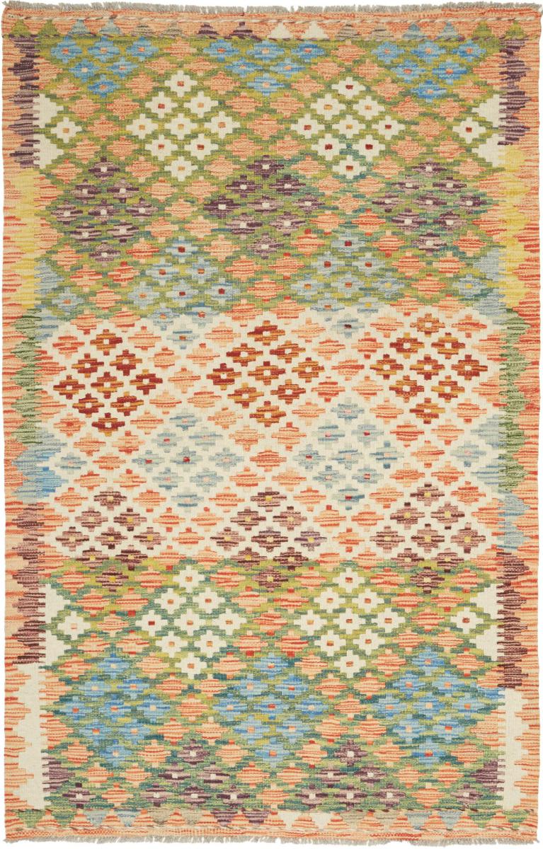 Afghansk tæppe Kelim Afghan 188x121 188x121, Persisk tæppe Håndvævet