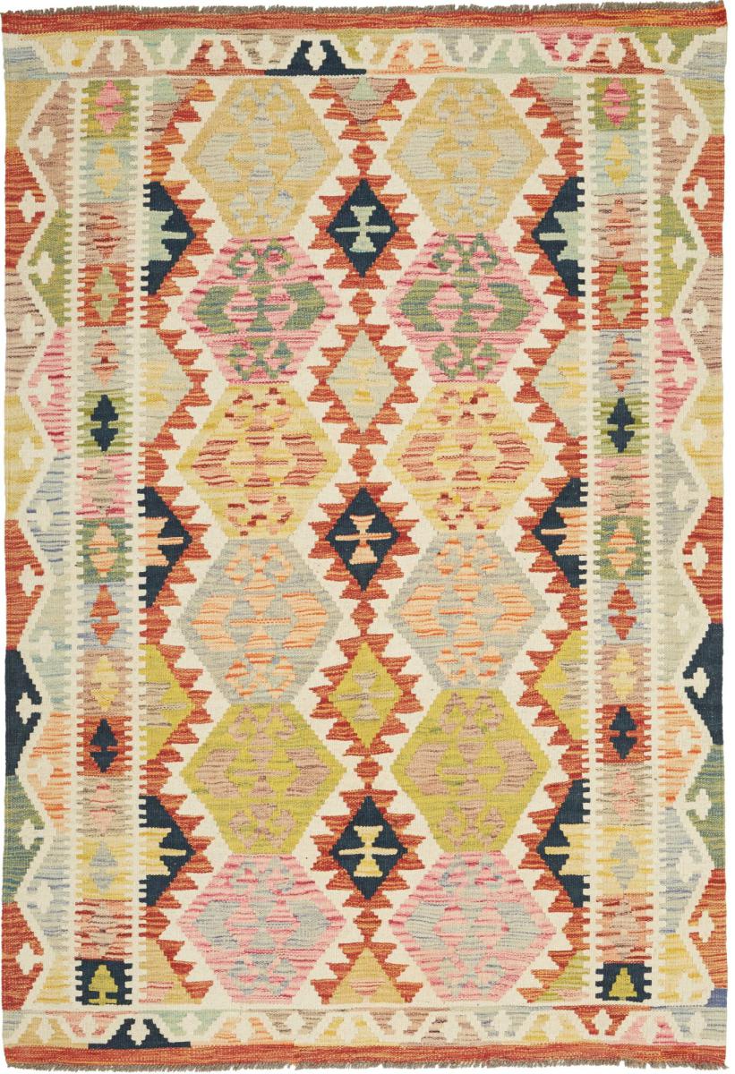 Tapete afegão Kilim Afegão 182x123 182x123, Tapete persa Tecido à mão