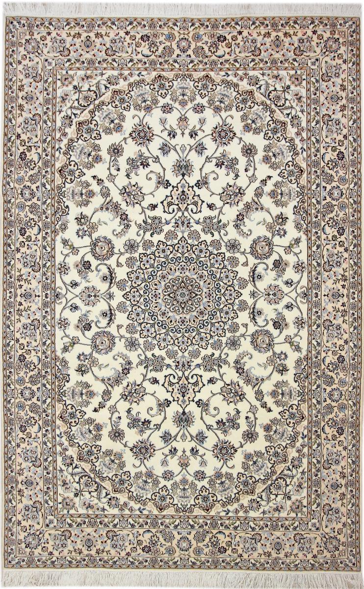 Persian Rug Nain 9La 10'8"x6'10" 10'8"x6'10", Persian Rug Knotted by hand