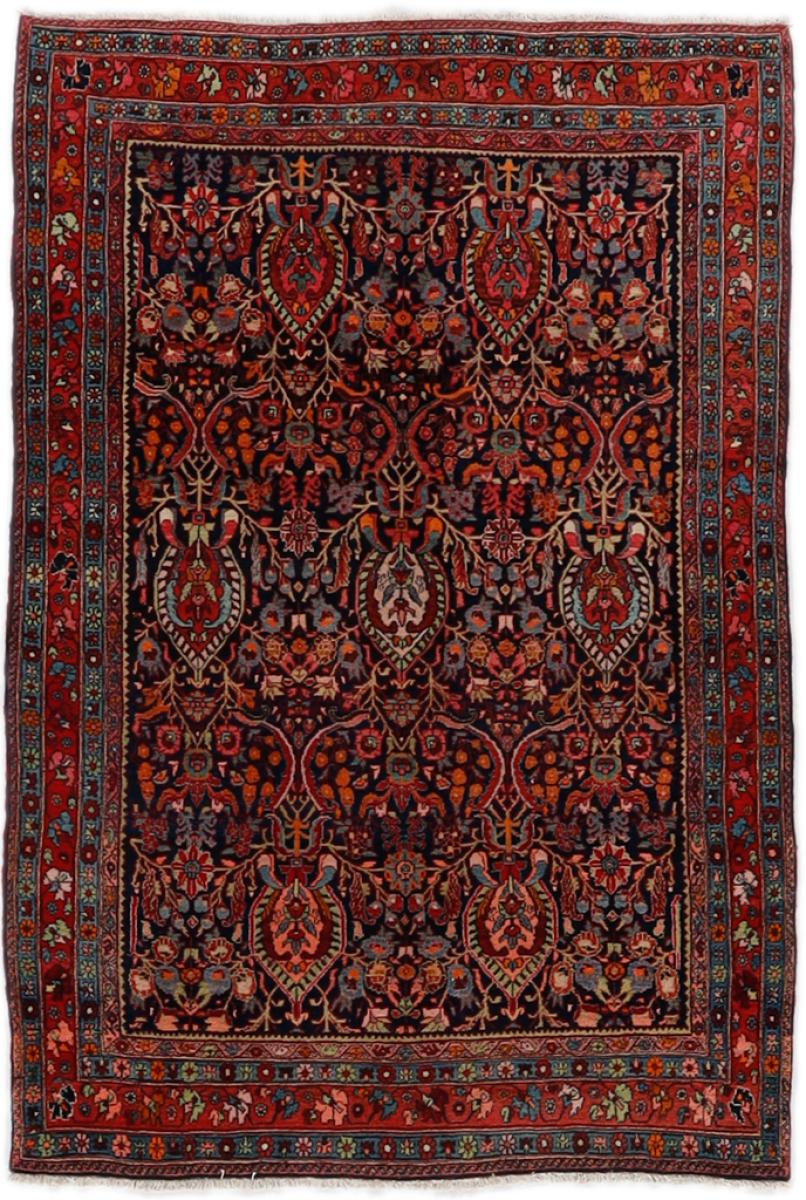 Tapis persan Bidjar Ancien 217x141 217x141, Tapis persan Noué à la main