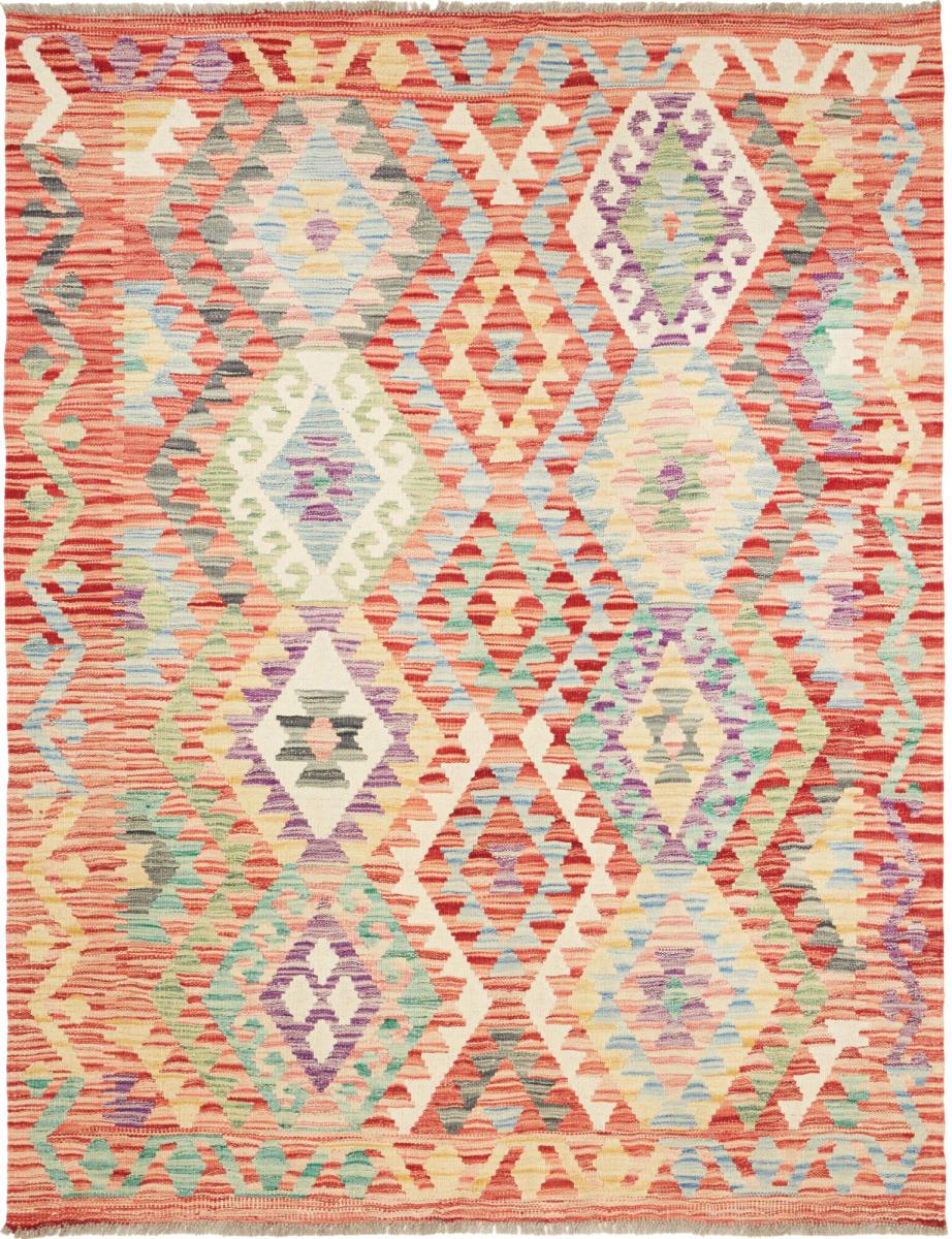 Tapete afegão Kilim Afegão 172x133 172x133, Tapete persa Tecido à mão