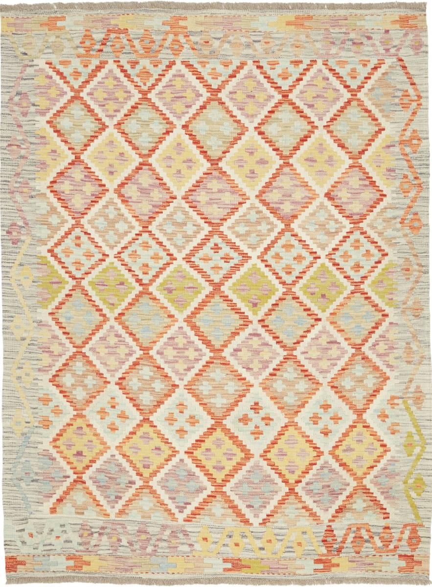 Tapete afegão Kilim Afegão 170x129 170x129, Tapete persa Tecido à mão