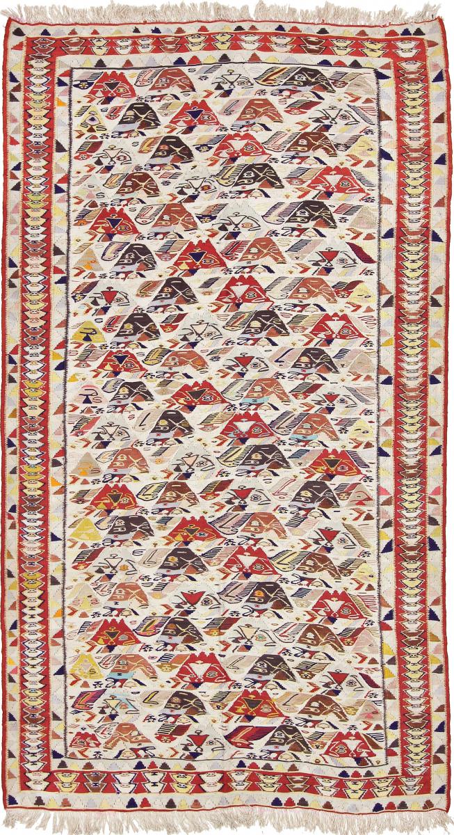 Perzisch tapijt Kilim Senneh 221x126 221x126, Perzisch tapijt Handgeknoopte