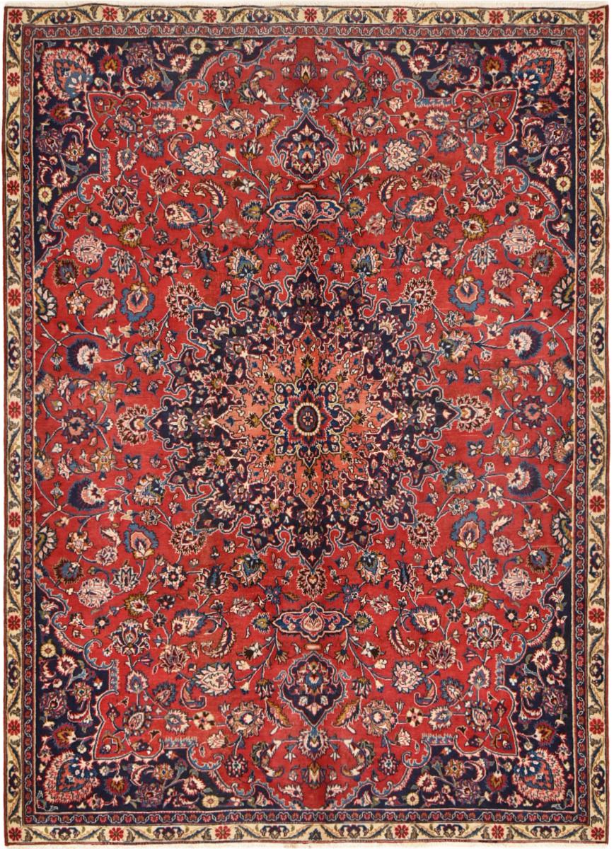 Tapis persan Mashhad 321x228 321x228, Tapis persan Noué à la main