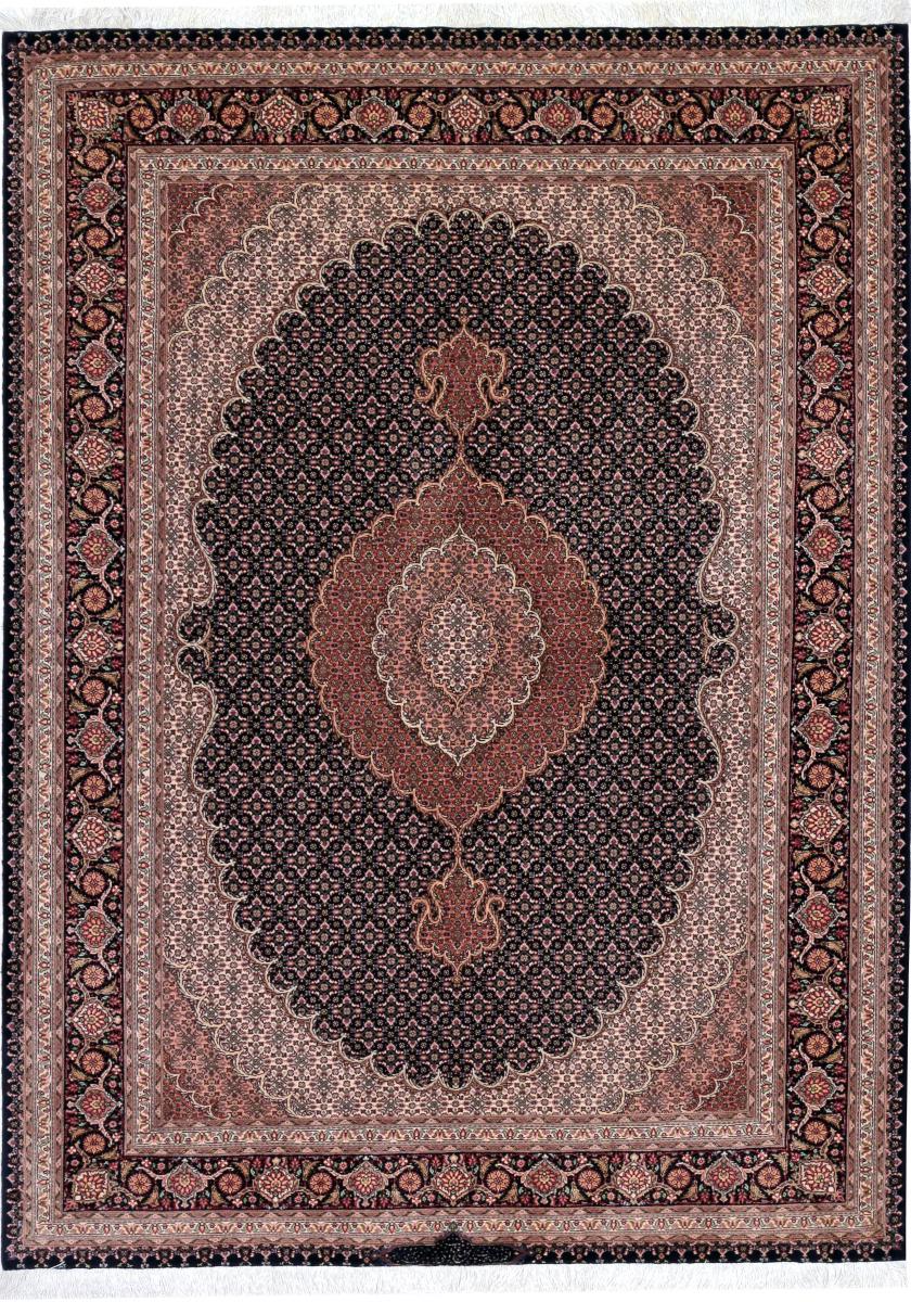 Persian Rug Tabriz Mahi 7'0"x5'1" 7'0"x5'1", Persian Rug Knotted by hand