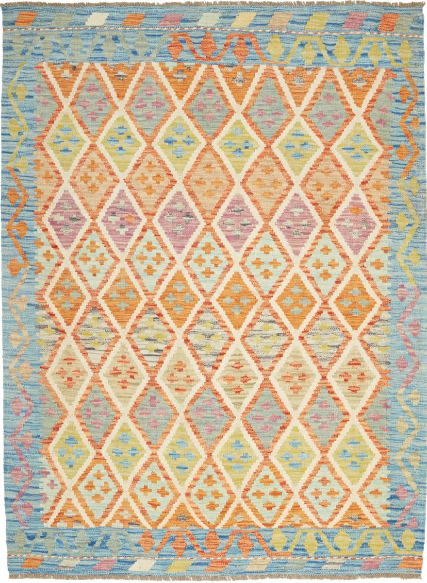 Afghaans tapijt Kilim Afghan 174x130 174x130, Perzisch tapijt Handgeweven