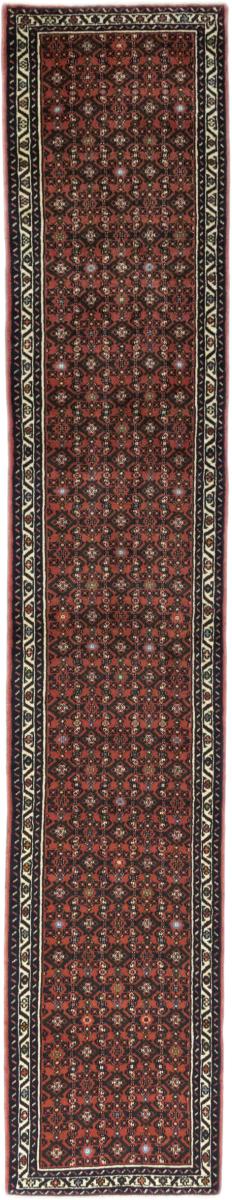 Persian Rug Hamadan 13'3"x2'6" 13'3"x2'6", Persian Rug Knotted by hand