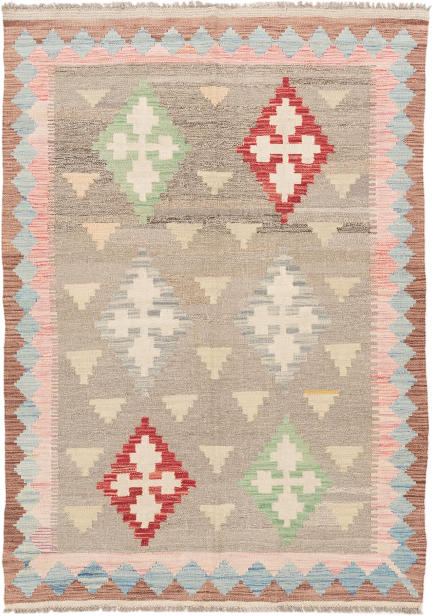 Afghanischer Teppich Kelim Afghan 186x130 186x130, Perserteppich Handgewebt