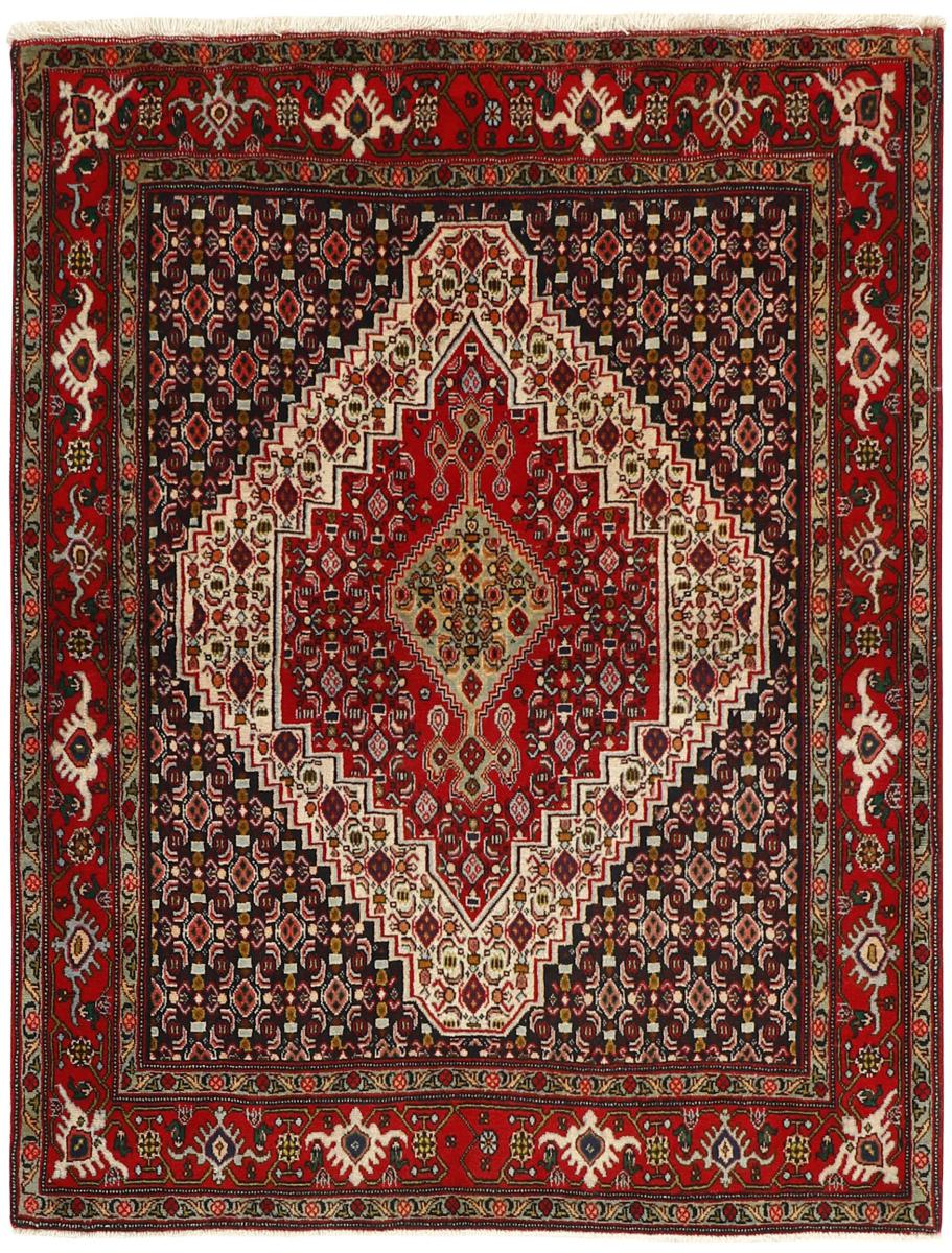 Tapis persan Senneh 163x124 163x124, Tapis persan Noué à la main