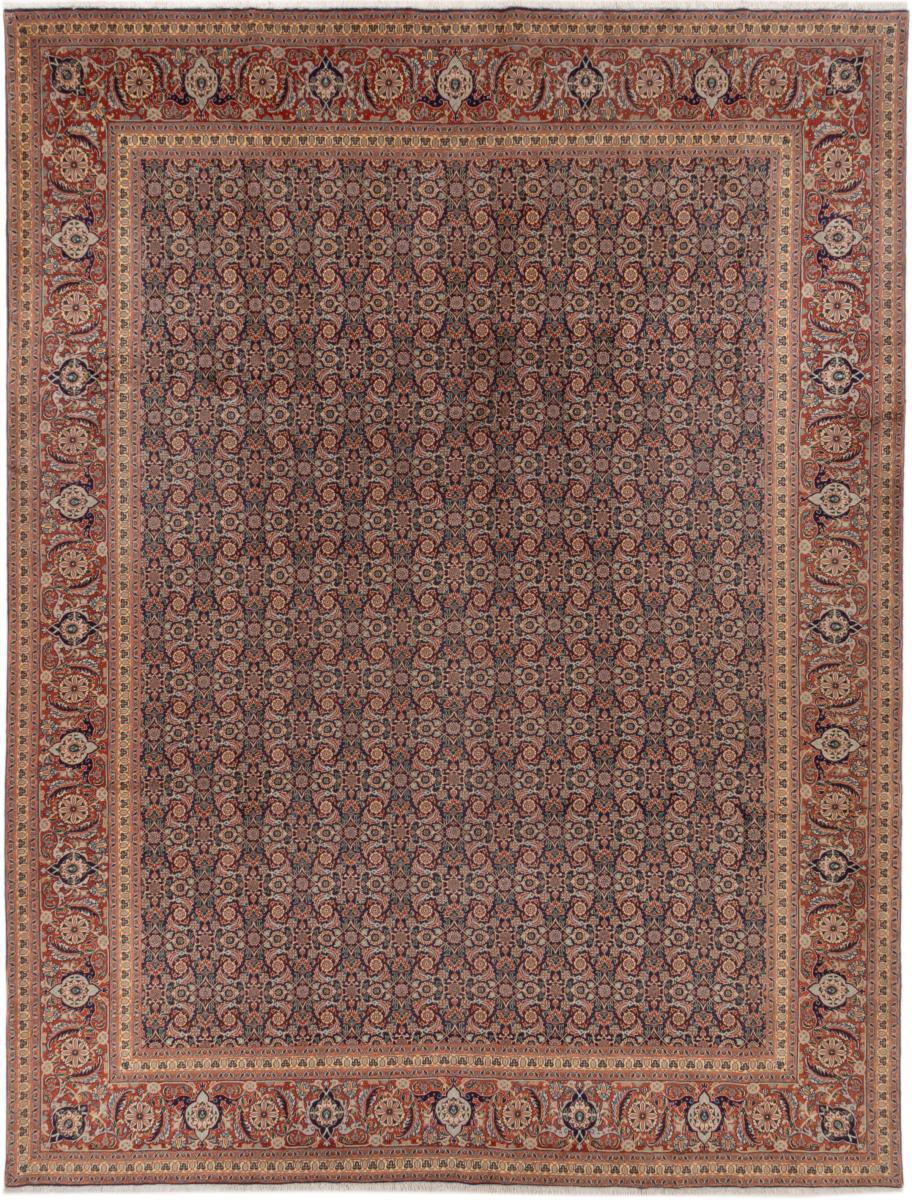 Persian Rug Tabriz 12'11"x9'10" 12'11"x9'10", Persian Rug Knotted by hand