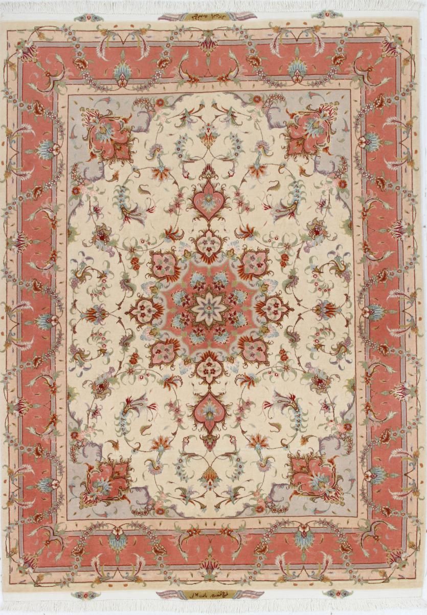 Perzsa szőnyeg Tabriz 50Raj 6'6"x5'0" 6'6"x5'0", Perzsa szőnyeg Kézzel csomózva