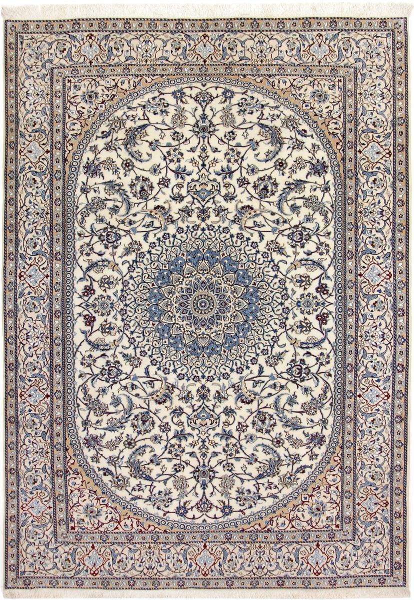 Persian Rug Nain 9La 9'5"x6'7" 9'5"x6'7", Persian Rug Knotted by hand