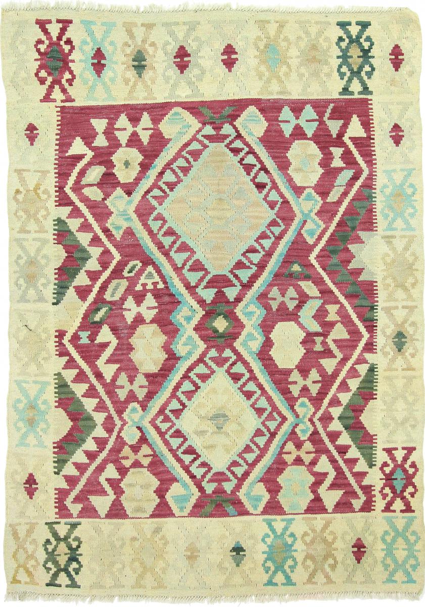 Afghan rug Kilim Afghan Heritage 5'6"x3'11" 5'6"x3'11", Persian Rug Woven by hand