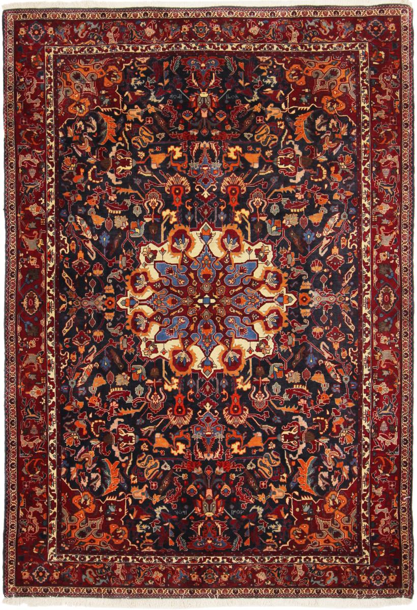 Persian Rug Bidjar 6'8"x4'6" 6'8"x4'6", Persian Rug Knotted by hand