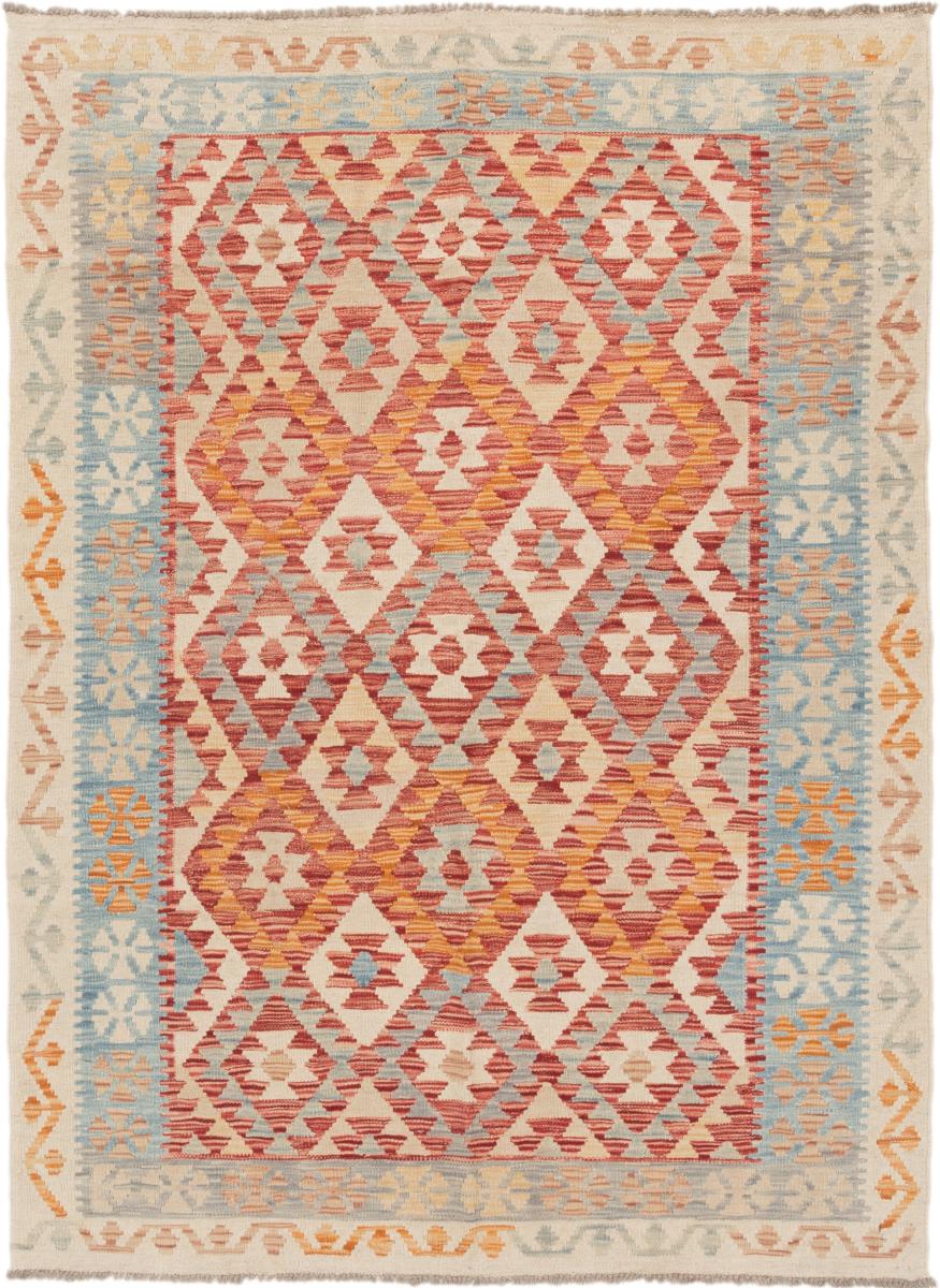 Afghanischer Teppich Kelim Afghan 208x154 208x154, Perserteppich Handgewebt