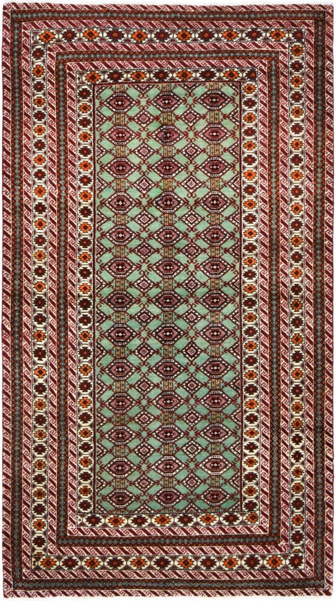 Περσικό χαλί Turkaman 197x112 197x112, Περσικό χαλί Οι κόμποι έγιναν με το χέρι