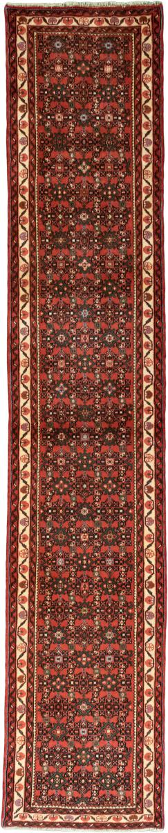 Persian Rug Hosseinabad 12'9"x2'5" 12'9"x2'5", Persian Rug Knotted by hand