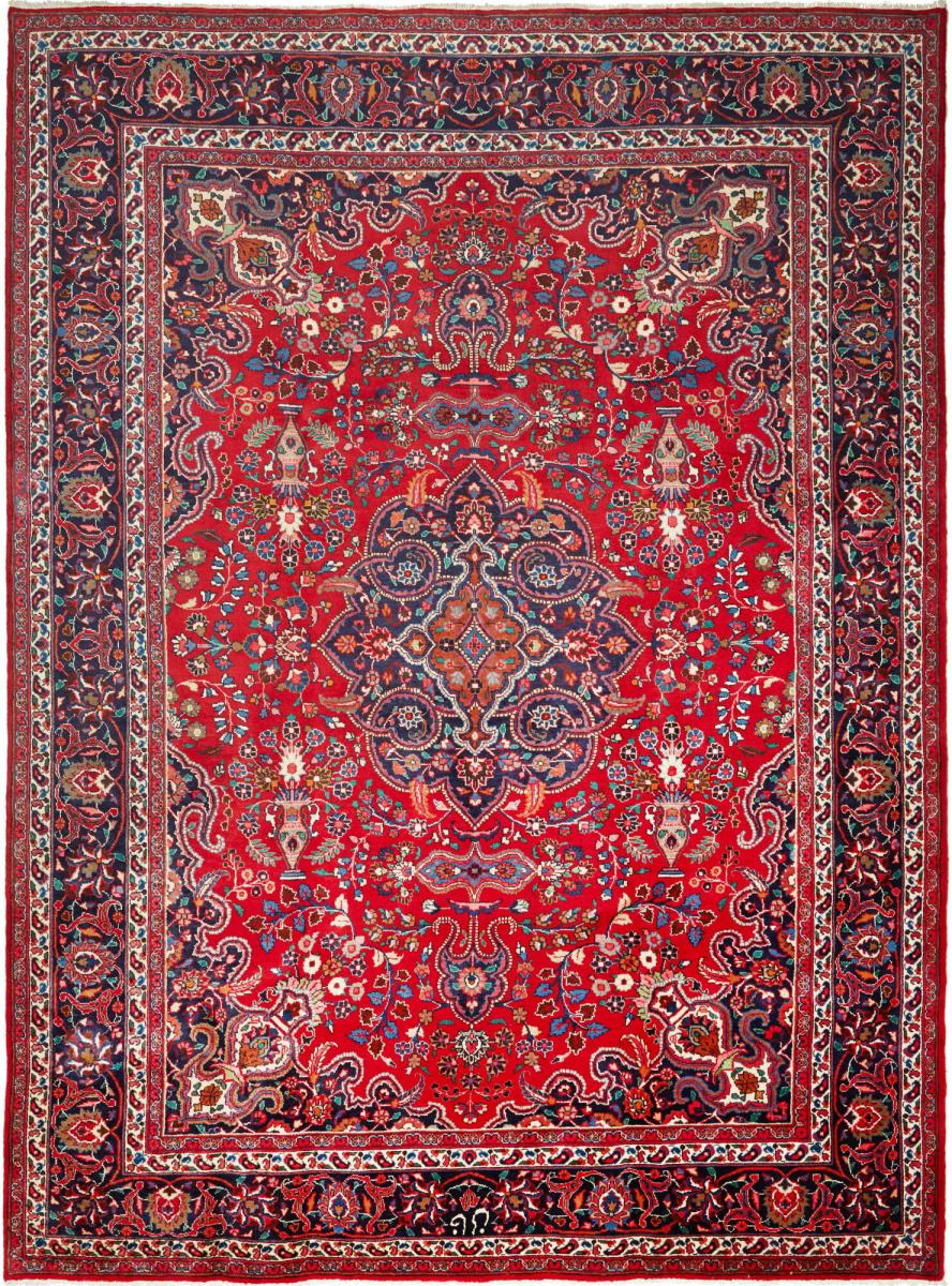 Persian Rug Mashhad 11'7"x8'6" 11'7"x8'6", Persian Rug Knotted by hand
