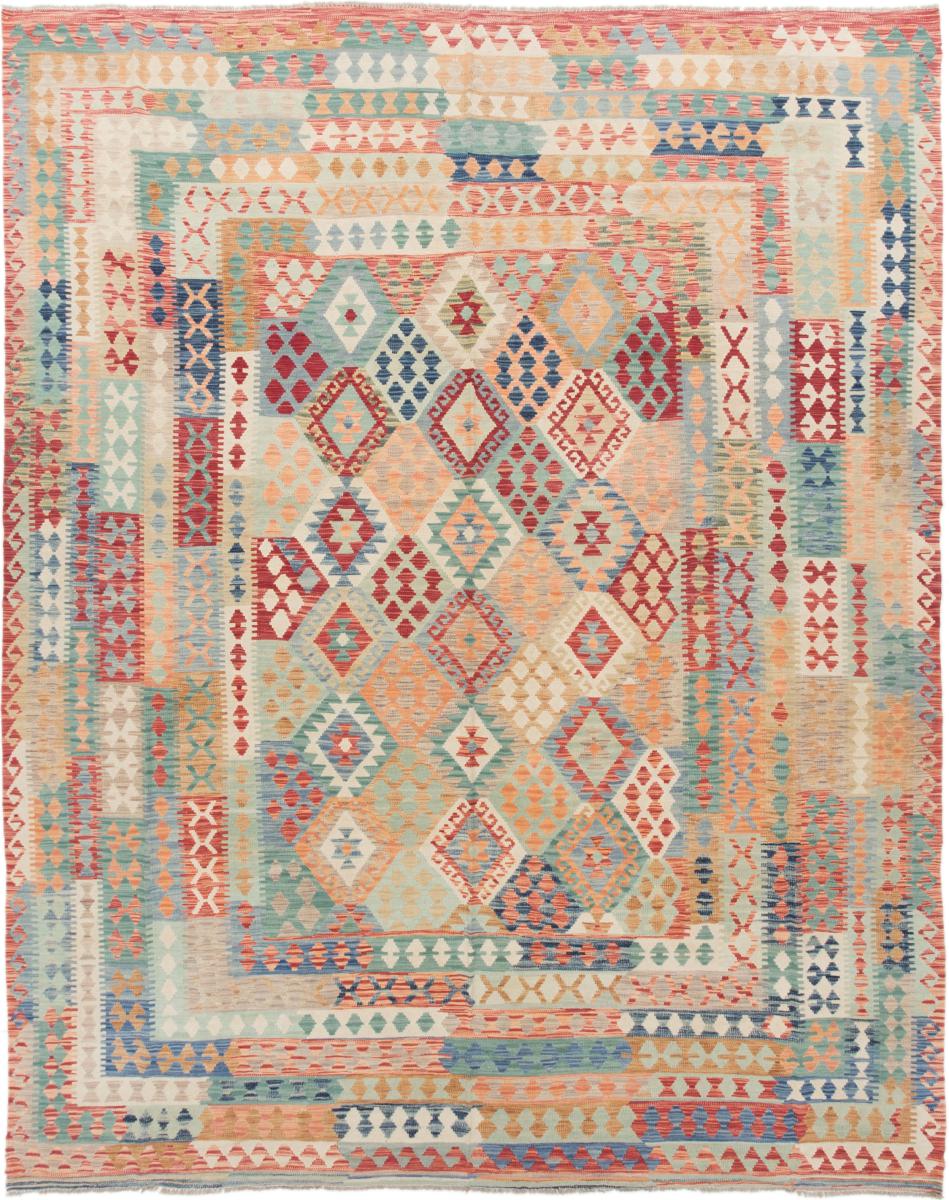 Afghanischer Teppich Kelim Afghan 395x316 395x316, Perserteppich Handgewebt