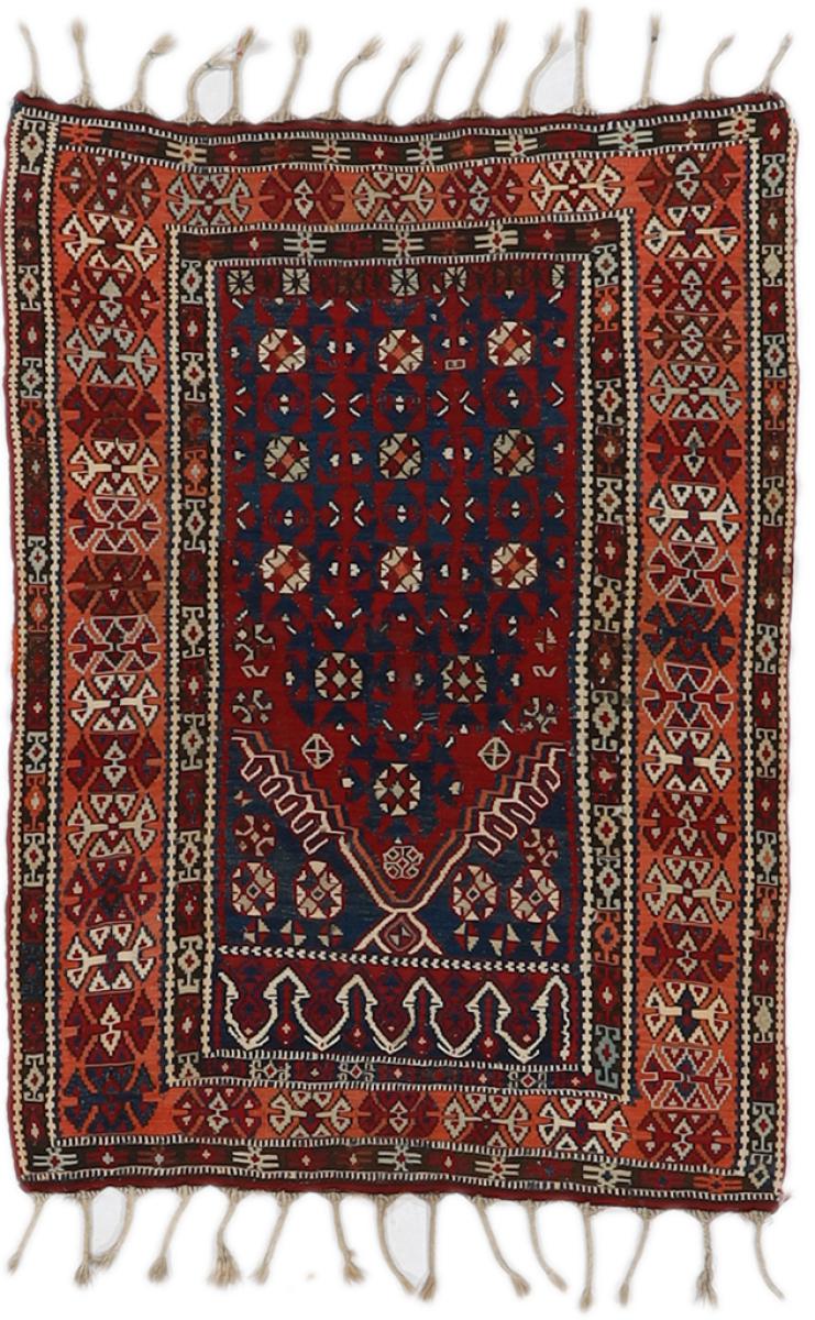 Tapis persan Kilim Fars 146x128 146x128, Tapis persan Tissé à la main