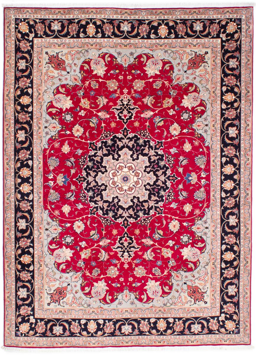  ペルシャ絨毯 タブリーズ 50Raj 7'10"x5'9" 7'10"x5'9",  ペルシャ絨毯 手織り
