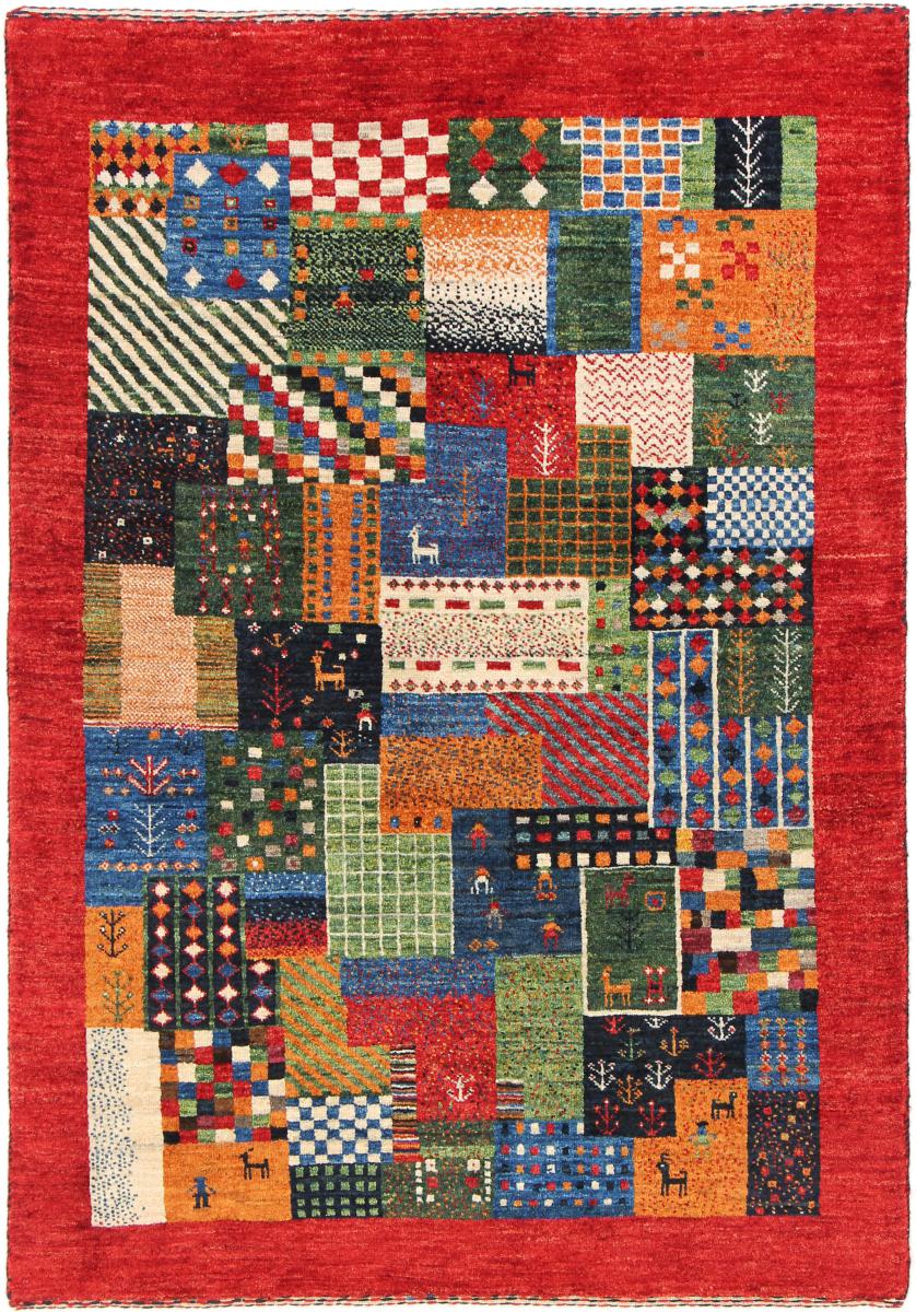  ペルシャ絨毯 ペルシャ ギャッベ ペルシャ ロリbaft Nowbaft 143x101 143x101,  ペルシャ絨毯 手織り