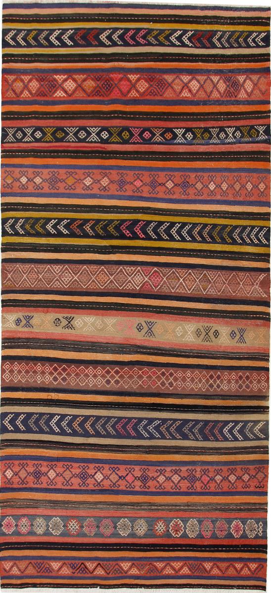 Tappeto persiano Kilim Fars Azerbaijan Antico 340x155 340x155, Tappeto persiano Tessuto a mano