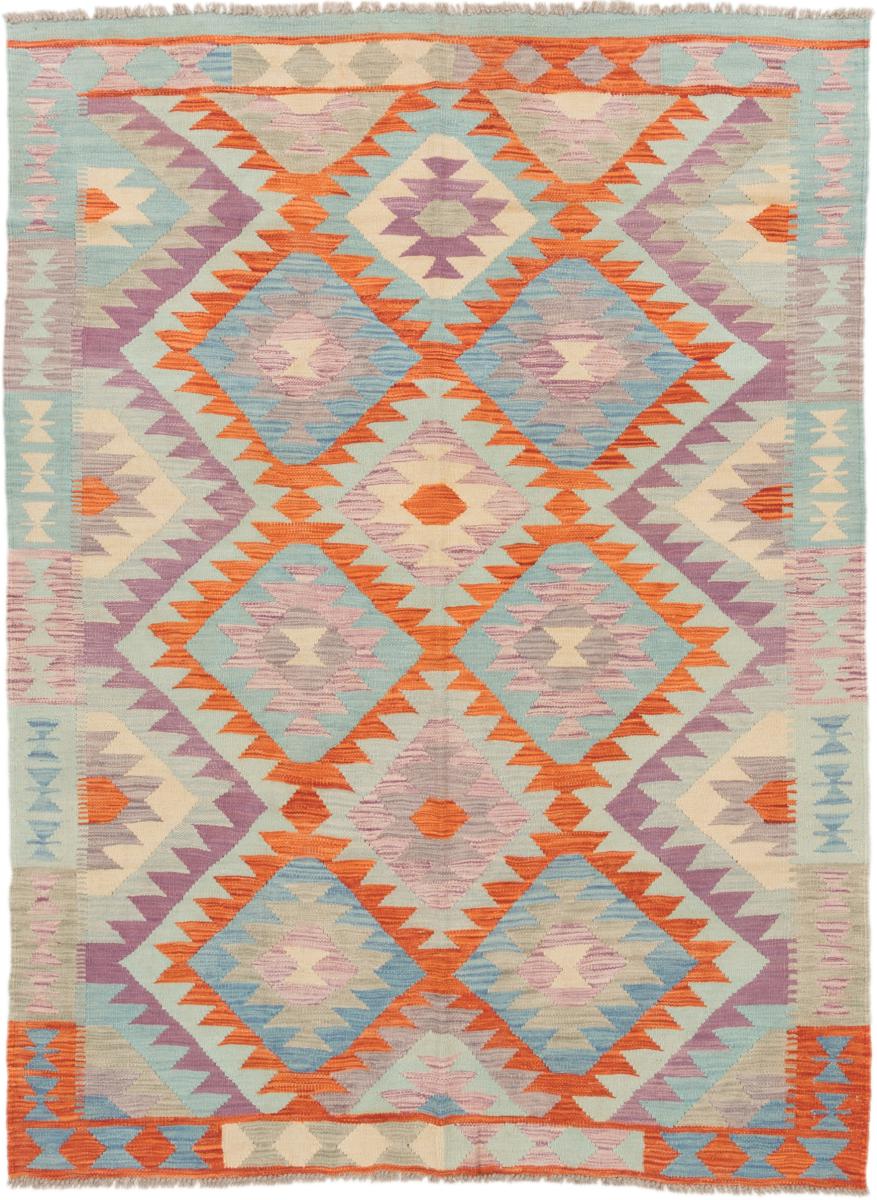 Afghan rug Kilim Afghan 196x146 196x146, Persian Rug Woven by hand