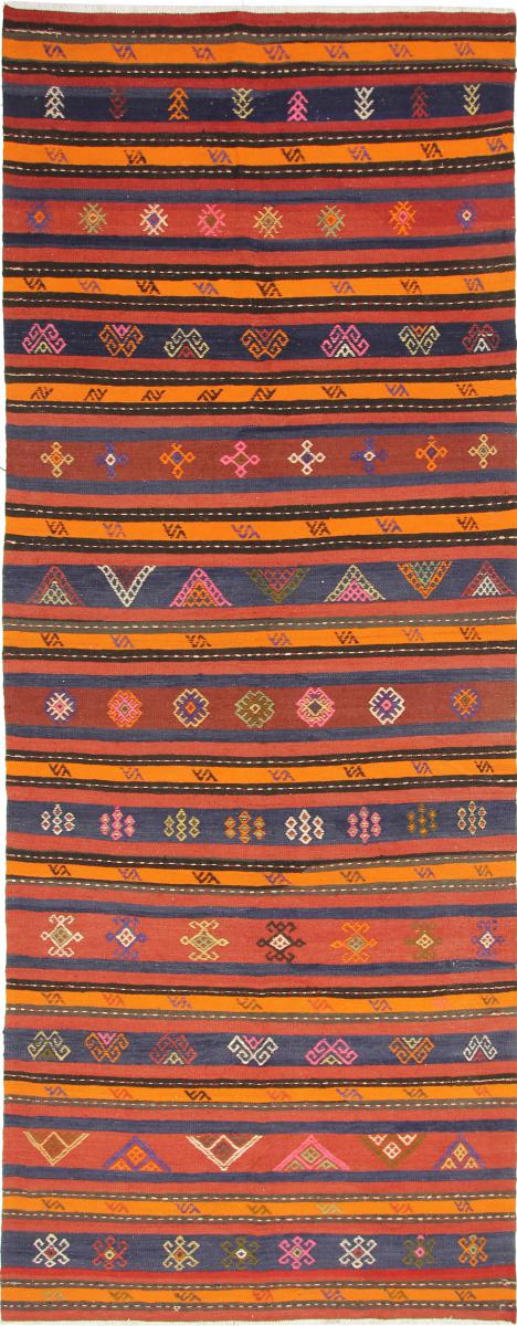  ペルシャ絨毯 キリム Fars Azerbaijan アンティーク 406x152 406x152,  ペルシャ絨毯 手織り