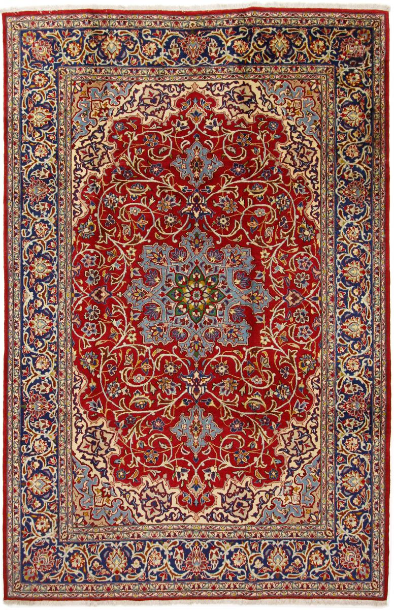 Dywan perski Isfahan Stary 10'6"x6'10" 10'6"x6'10", Dywan perski Ręcznie tkane
