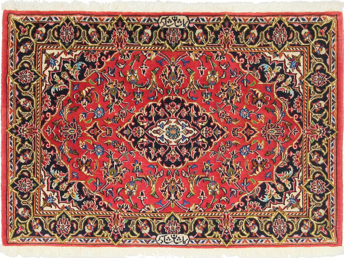 Persian Rug Keshan Shad Sar 3'4"x2'2" 3'4"x2'2", Persian Rug Knotted by hand