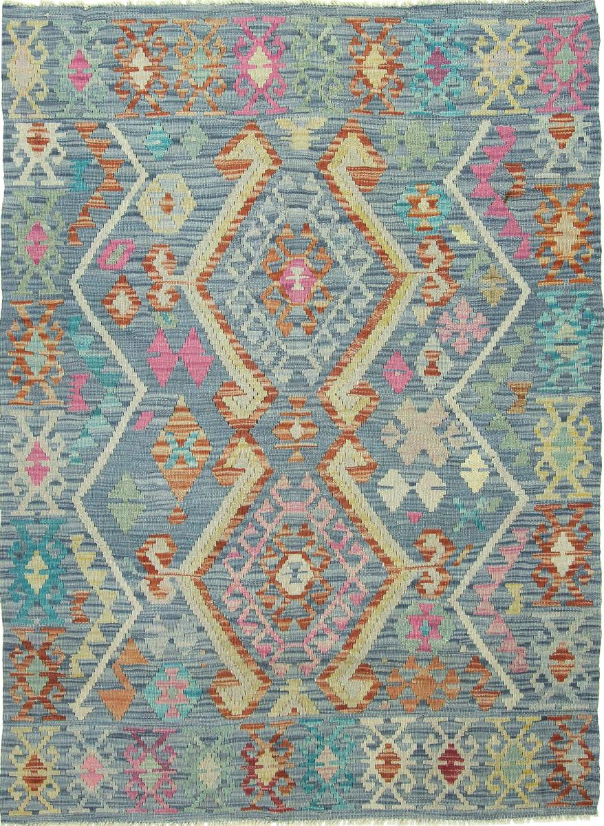 Afghan rug Kilim Afghan Heritage 5'9"x4'4" 5'9"x4'4", Persian Rug Woven by hand