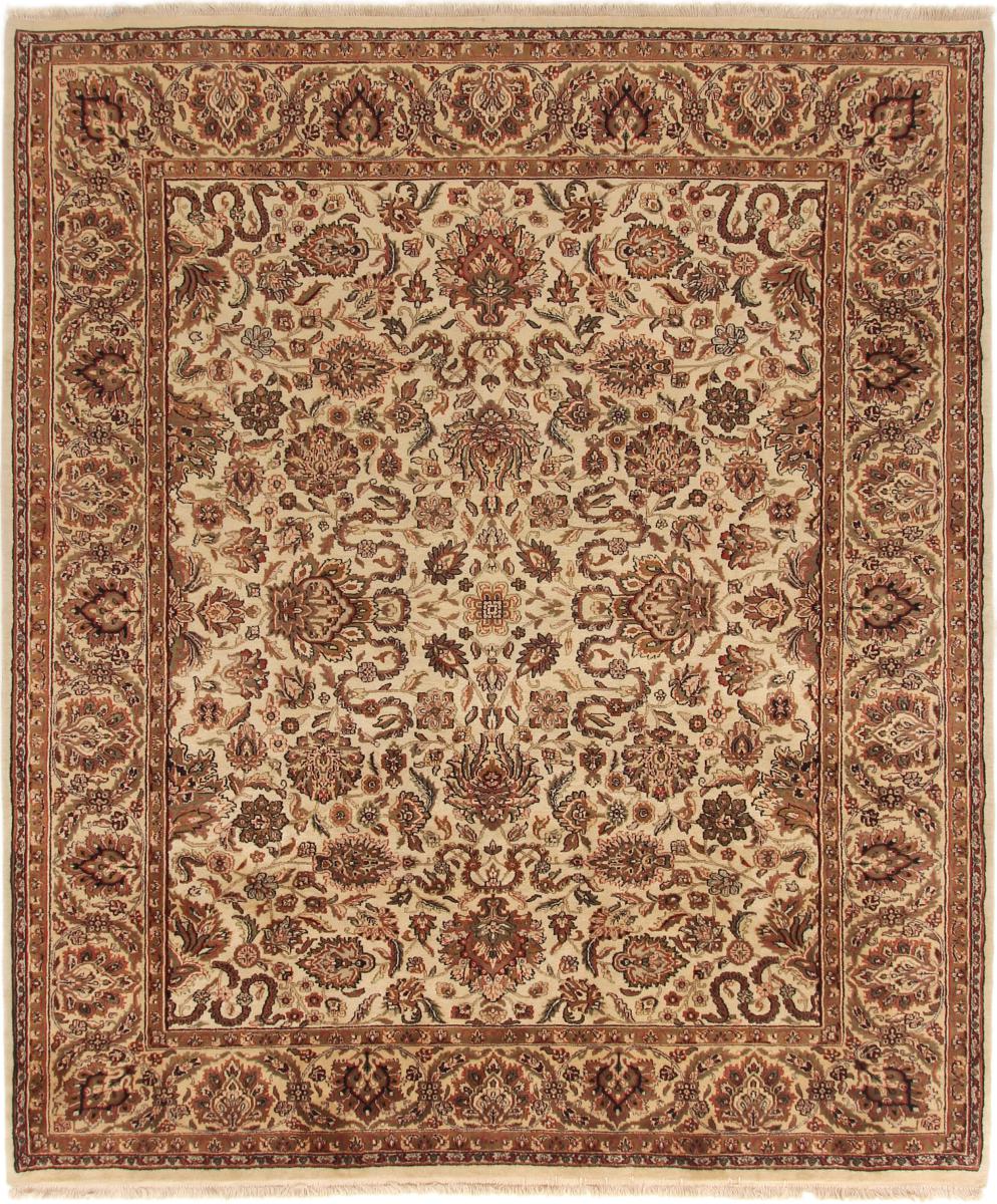 Indo rug Indo Tabriz 9'11"x8'1" 9'11"x8'1", Persian Rug Knotted by hand