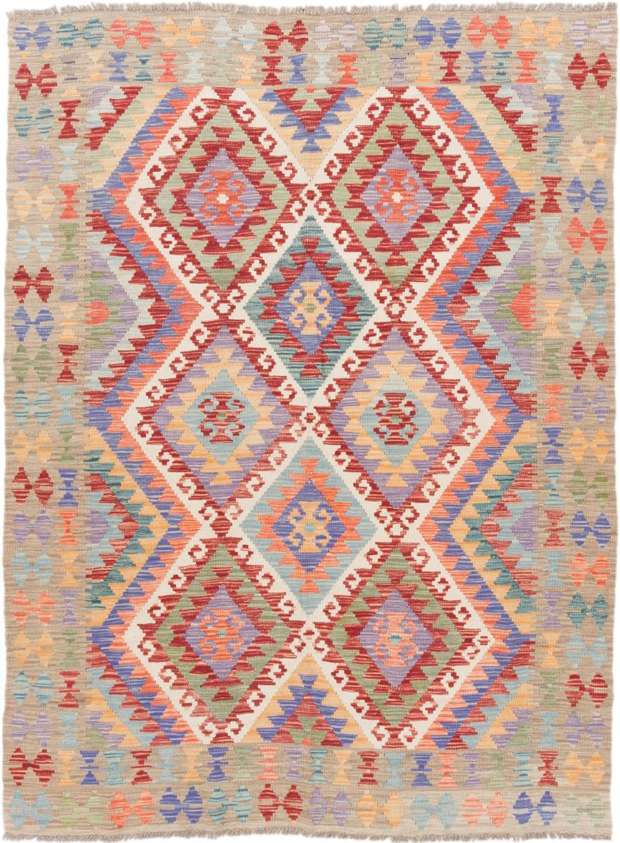 Tapis afghan Kilim Afghan 6'8"x5'0" 6'8"x5'0", Tapis persan Tissé à la main