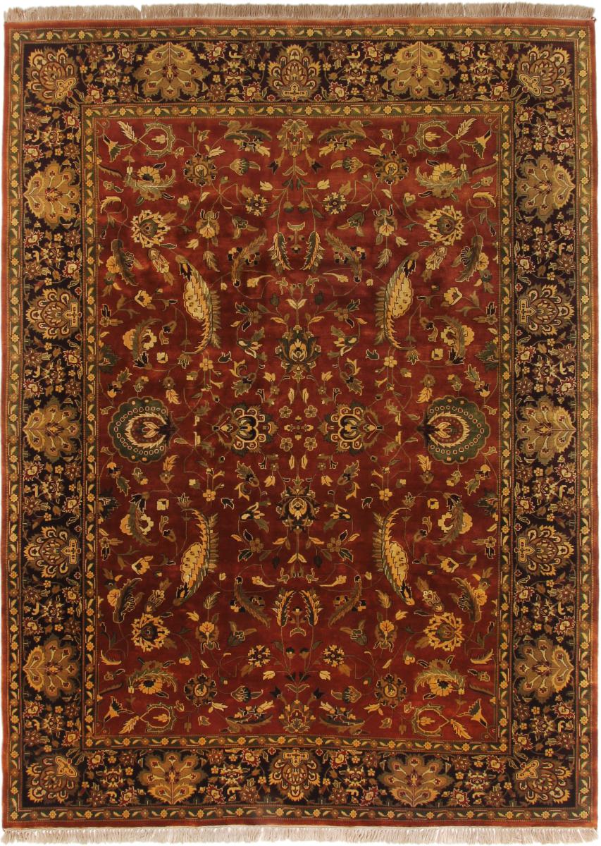Indo rug Indo Tabriz 10'7"x8'2" 10'7"x8'2", Persian Rug Knotted by hand