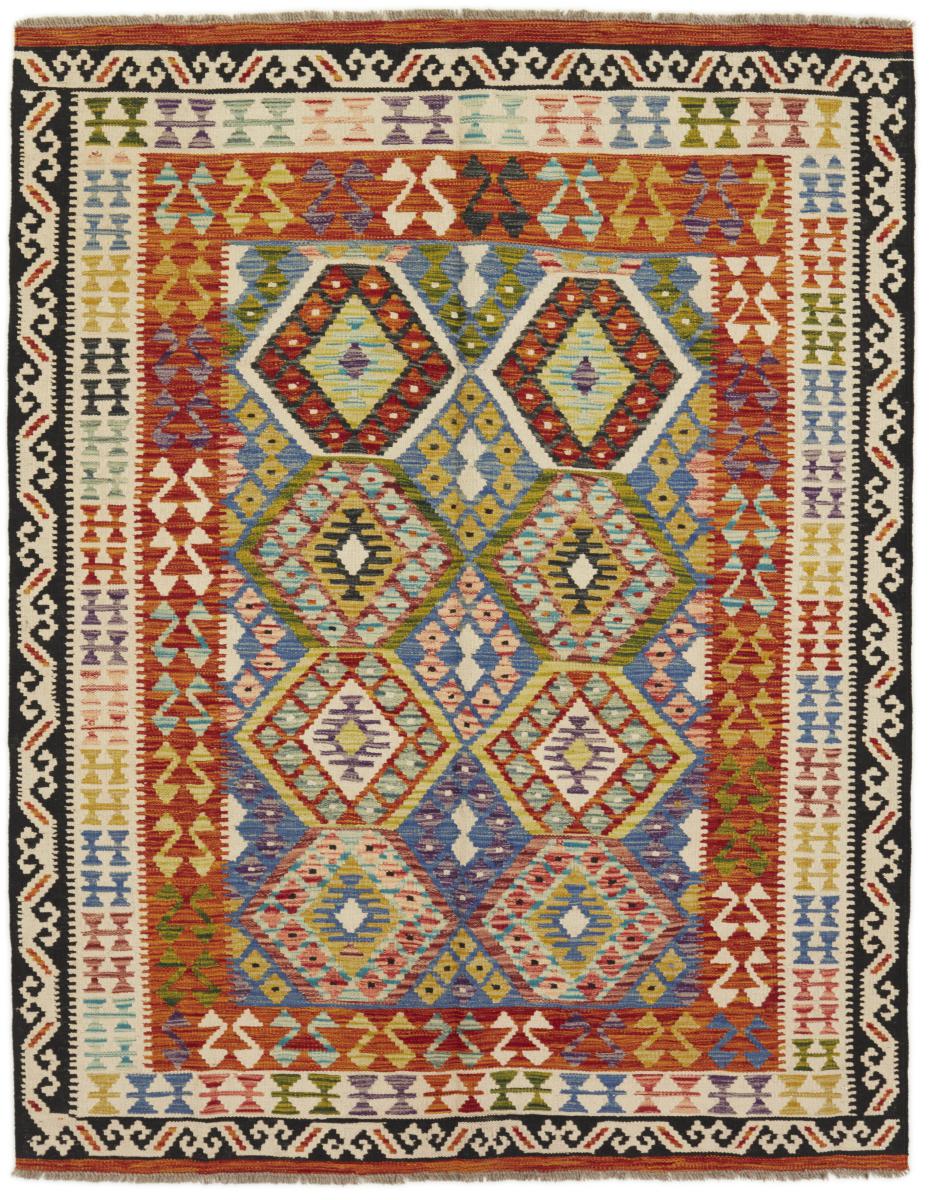 Afghan rug Kilim Afghan 6'2"x4'11" 6'2"x4'11", Persian Rug Woven by hand