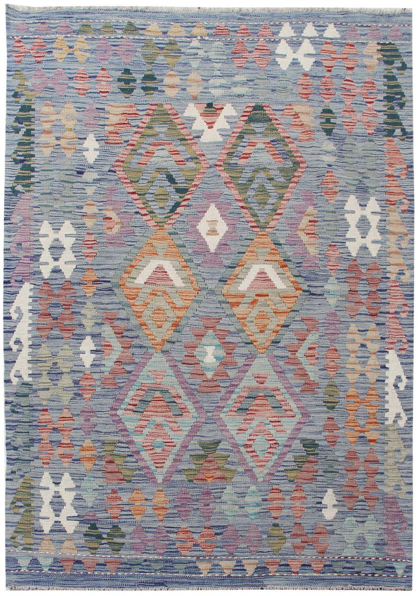 Afghanischer Teppich Kelim Afghan 184x129 184x129, Perserteppich Handgewebt